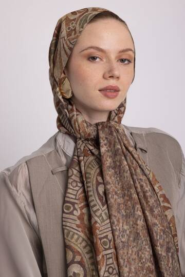 Adaçayı Koleksiyonu - Kış Güneşi Çift Taraf Şal