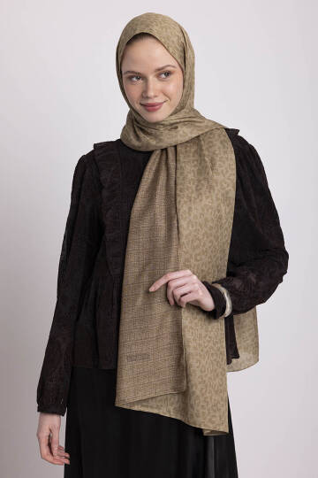 Barçın Koleksiyonu - Baharat Tozu Çift Taraf Şal - 2