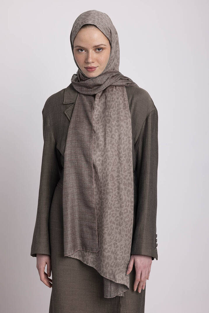 Barçın Koleksiyonu - Bozkır Kumu Çift Taraf Şal - 3