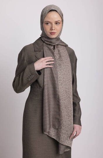 Barçın Koleksiyonu - Bozkır Kumu Çift Taraf Şal - 5