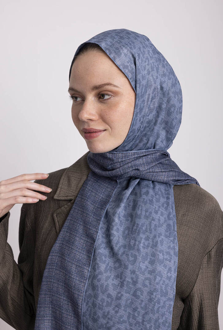 Barçın Koleksiyonu - Buz Irmağı Çift Taraf Şal - 5
