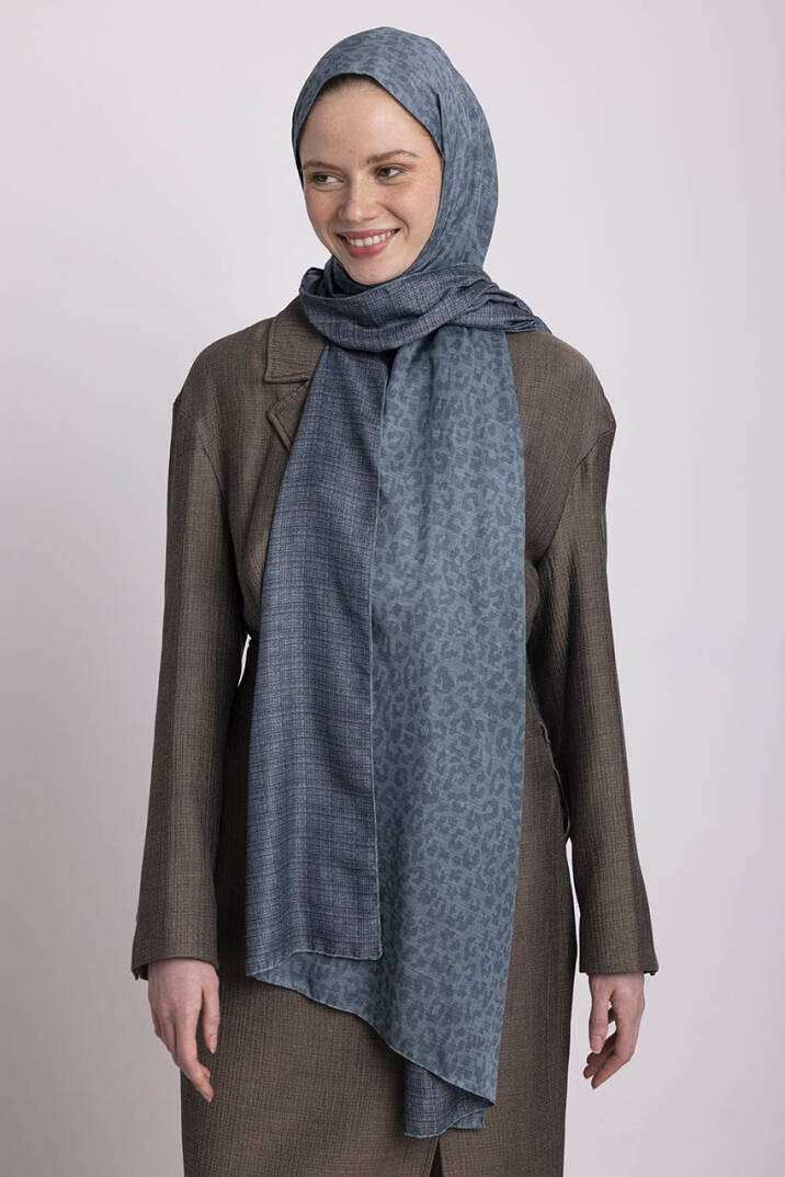 Barçın Koleksiyonu - Deniz Köpüğü Çift Taraf Şal - 2