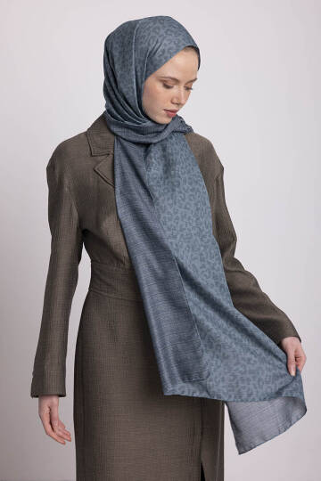Barçın Koleksiyonu - Deniz Köpüğü Çift Taraf Şal