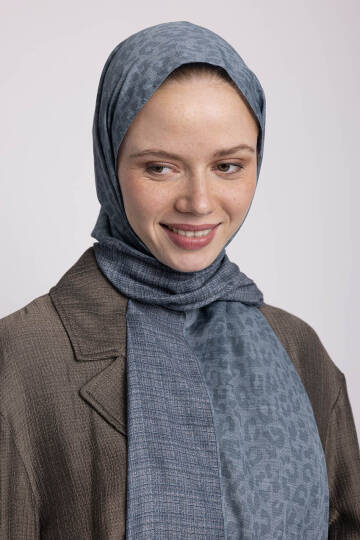 Barçın Koleksiyonu - Deniz Köpüğü Çift Taraf Şal - 7