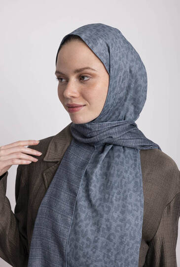 Barçın Koleksiyonu - Deniz Köpüğü Çift Taraf Şal - 8