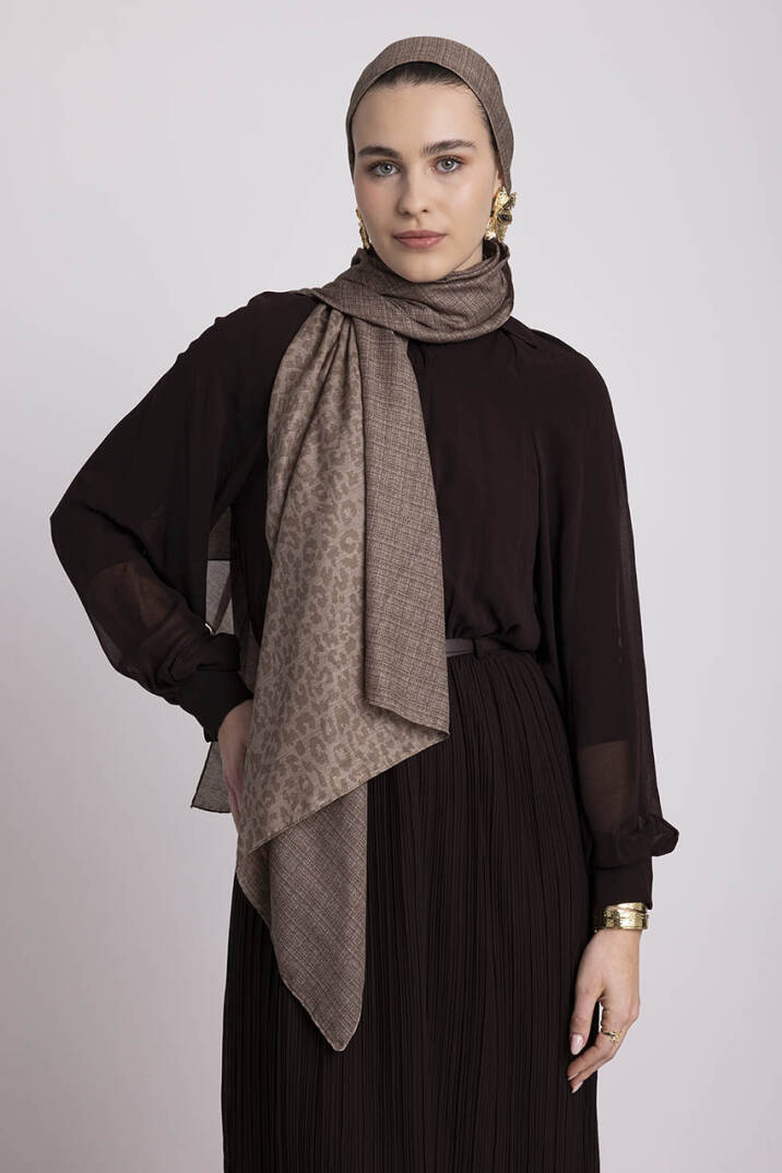 Barçın Koleksiyonu - Deniz Tuzu Çift Taraf Şal - 3