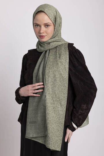 Barçın Koleksiyonu - Fildişi Gölge Çift Taraf Şal