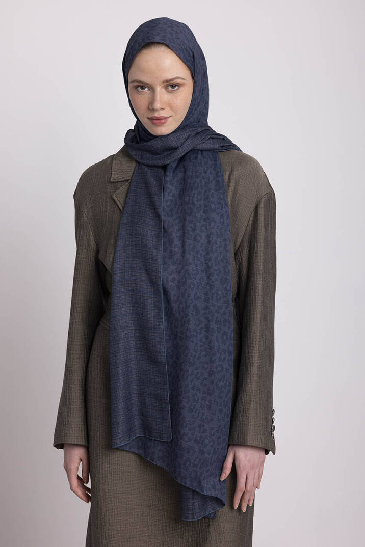 Barçın Koleksiyonu - Gecenin Mührü Çift Taraf Şal - 2