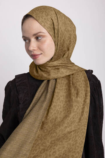 Barçın Koleksiyonu - Günöte Mercan Çift Taraf Şal - 4