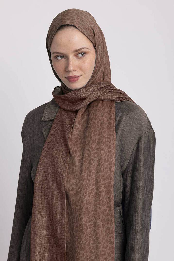Barçın Koleksiyonu - Kumtaşı Çift Taraf Şal - 1