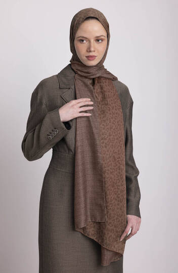 Barçın Koleksiyonu - Kumtaşı Çift Taraf Şal - 3