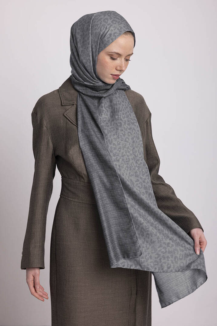 Barçın Koleksiyonu - Mücevher Sisi Çift Taraf Şal - 3