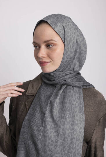 Barçın Koleksiyonu - Mücevher Sisi Çift Taraf Şal - 2