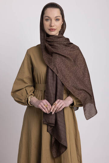 Barçın Koleksiyonu - Odun Ateşi Çift Taraf Şal - 2