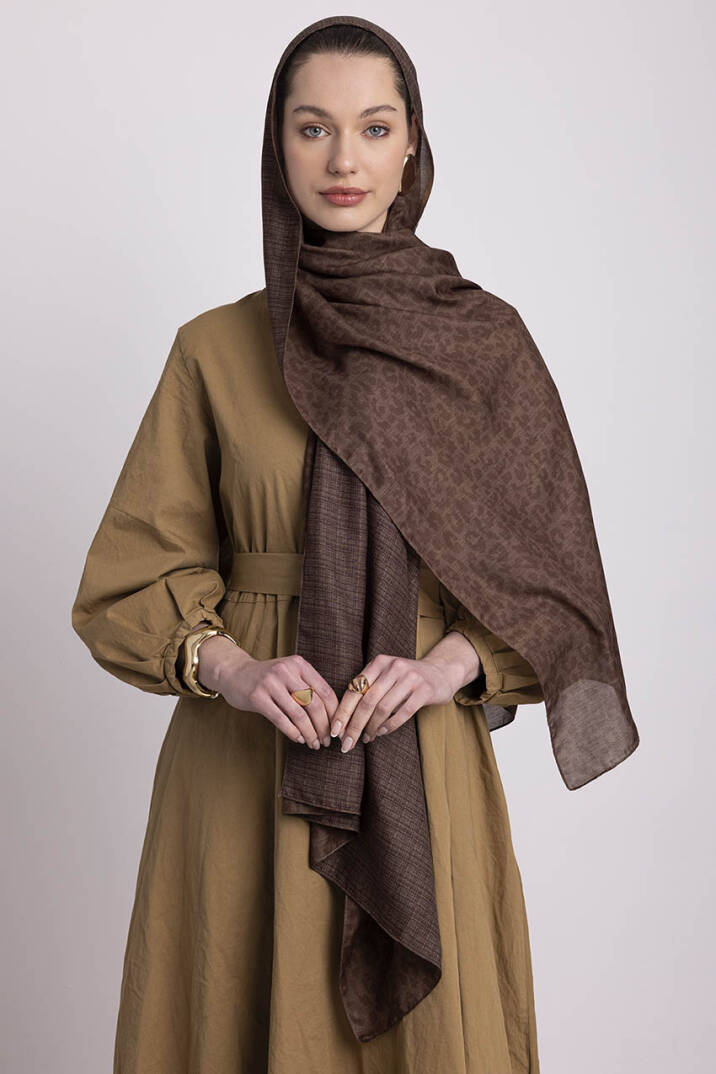 Barçın Koleksiyonu - Odun Ateşi Çift Taraf Şal - 2