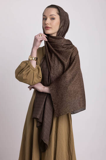 Barçın Koleksiyonu - Odun Ateşi Çift Taraf Şal - 3