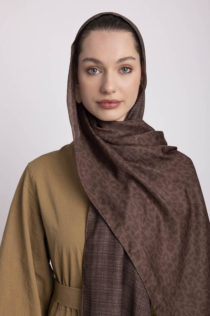 Barçın Koleksiyonu - Odun Ateşi Çift Taraf Şal - 4