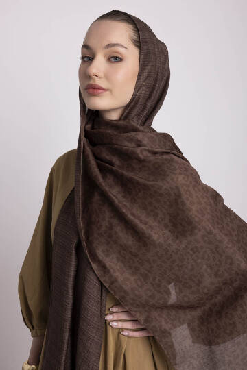 Barçın Koleksiyonu - Odun Ateşi Çift Taraf Şal