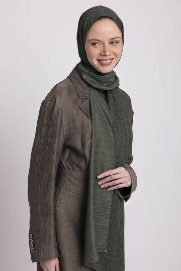 Barçın Koleksiyonu - Yaban Çamı Çift Taraf Şal - 2