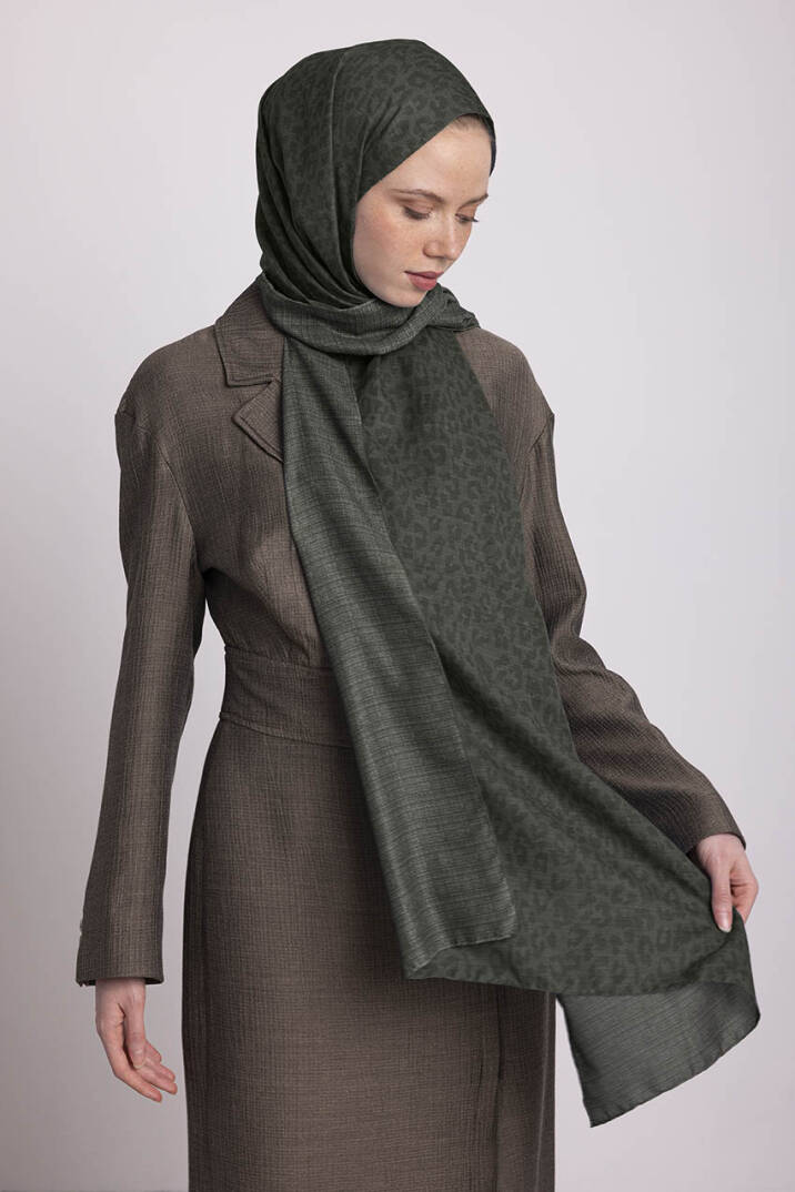 Barçın Koleksiyonu - Yaban Çamı Çift Taraf Şal - 3