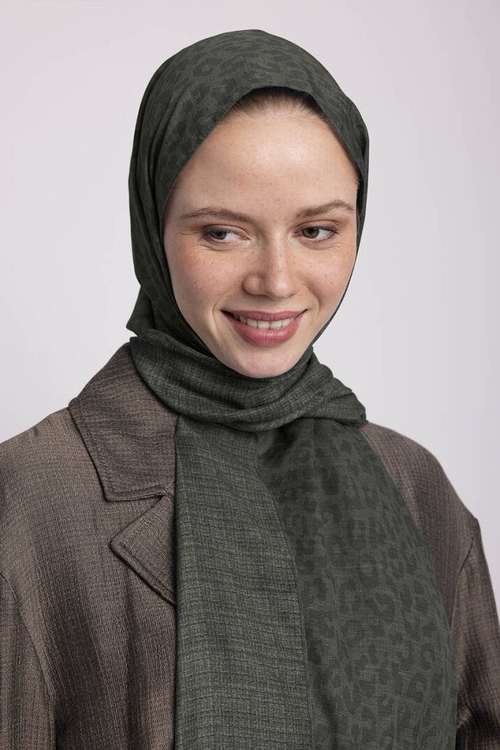 Barçın Koleksiyonu - Yaban Çamı Çift Taraf Şal - 4