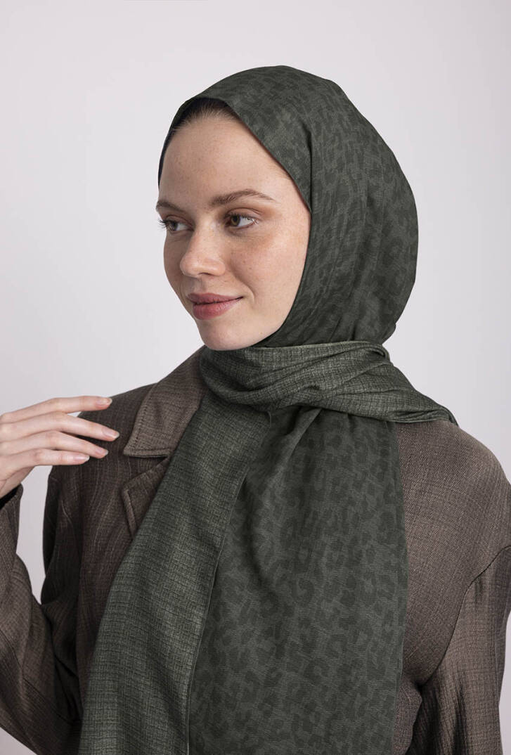 Barçın Koleksiyonu - Yaban Çamı Çift Taraf Şal - 5
