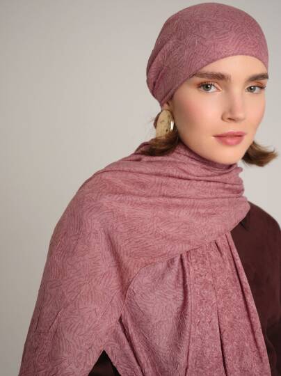 Bengi Koleksiyonu - Mercan Çift Taraf Şal - 4