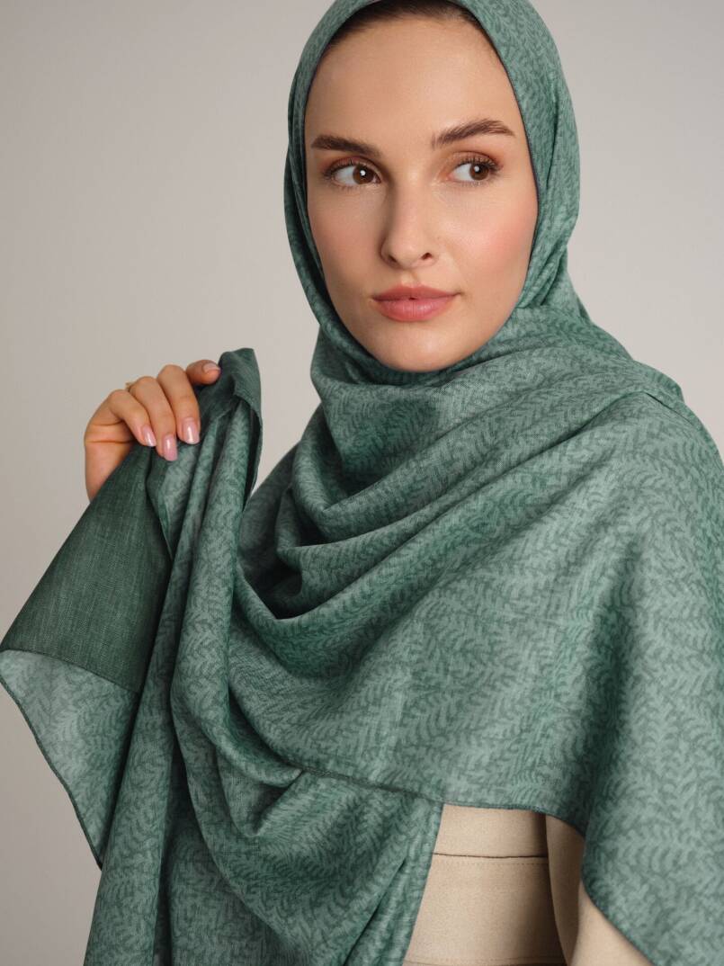 Buğu Koleksiyonu - Adaçayı Çift Taraf Şal - 1