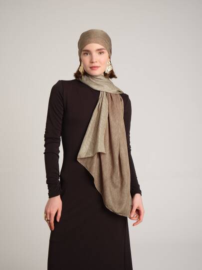 Buğu Koleksiyonu - Ay Sarısı Çift Taraf Şal - 3