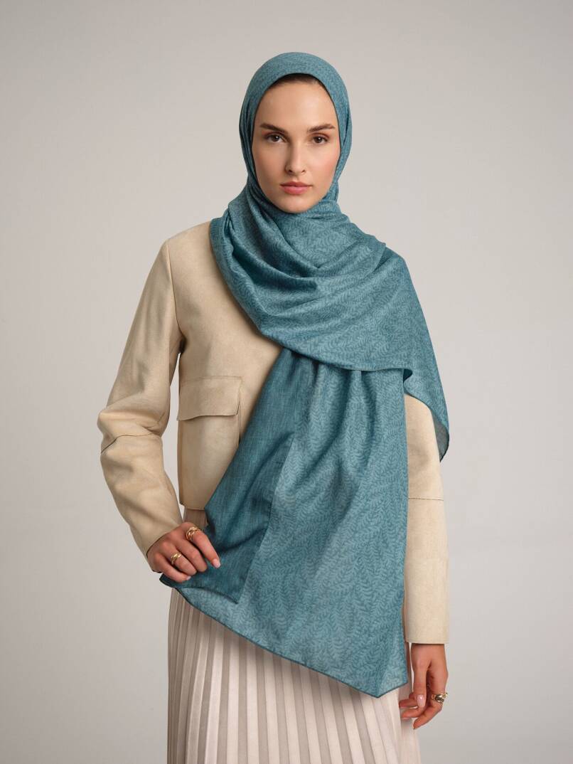 Buğu Koleksiyonu - Buz Rüyası Çift Taraf Şal - 1