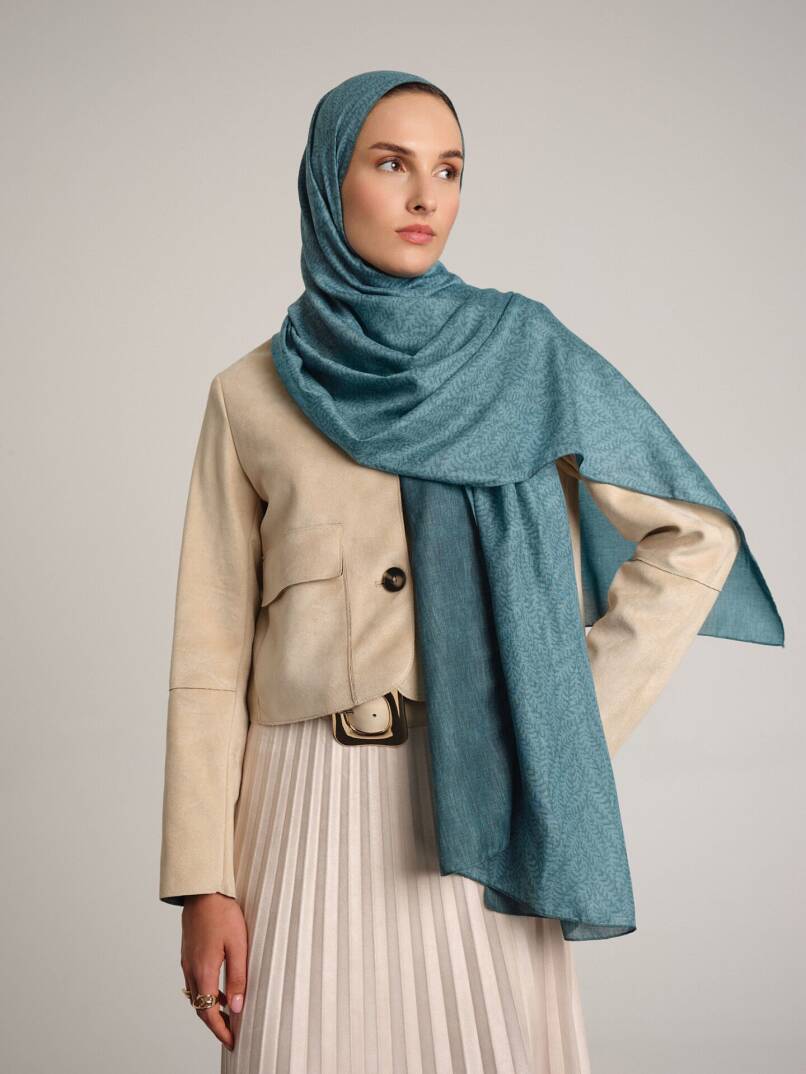 Buğu Koleksiyonu - Buz Rüyası Çift Taraf Şal - 3