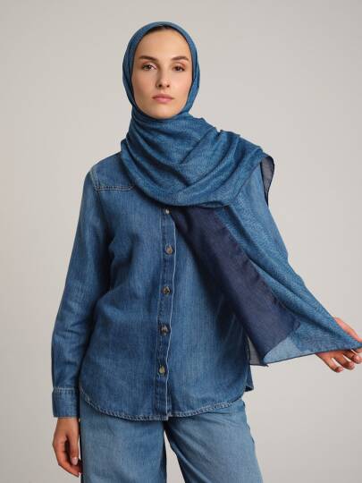 Buğu Koleksiyonu - Deniz Buğusu Çift Taraf Şal - 3