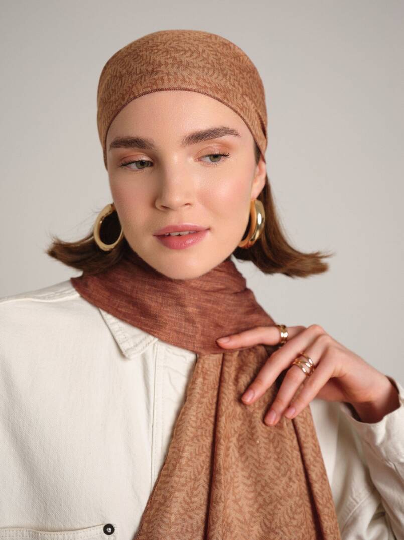 Buğu Koleksiyonu - Hazan Yankısı Çift Taraf Şal - 2