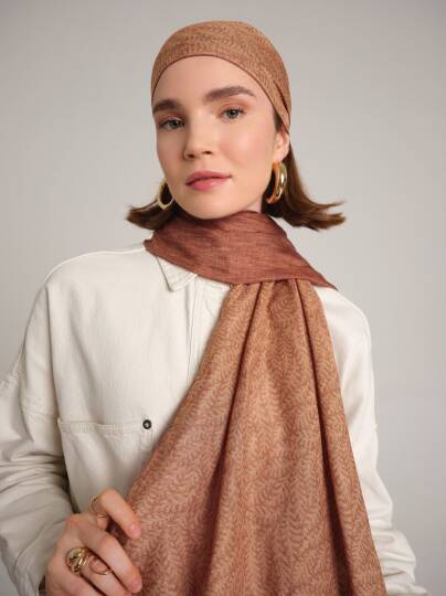 Buğu Koleksiyonu - Hazan Yankısı Çift Taraf Şal - 3