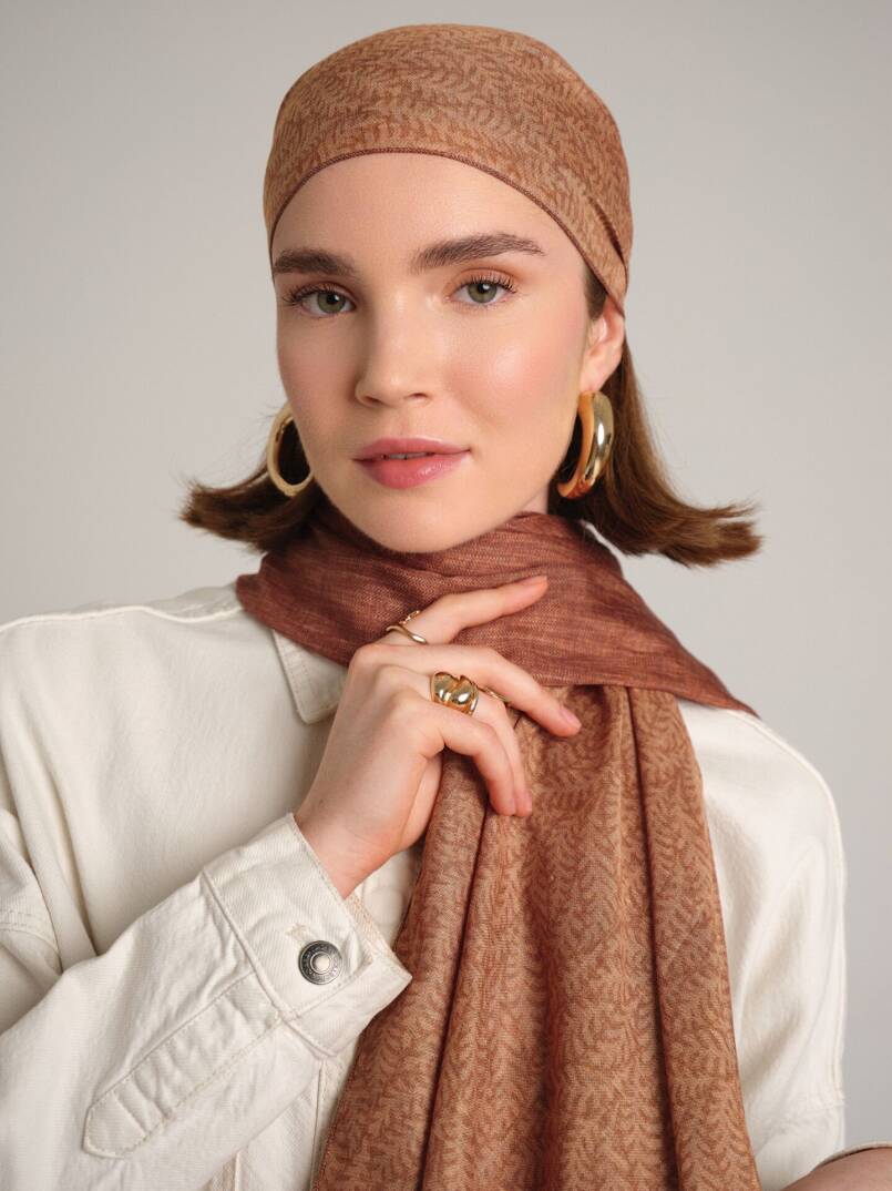 Buğu Koleksiyonu - Hazan Yankısı Çift Taraf Şal - 4