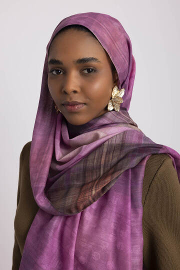 Bursa Koleksiyonu - Kükürtlü Çift Taraf Şal - 4