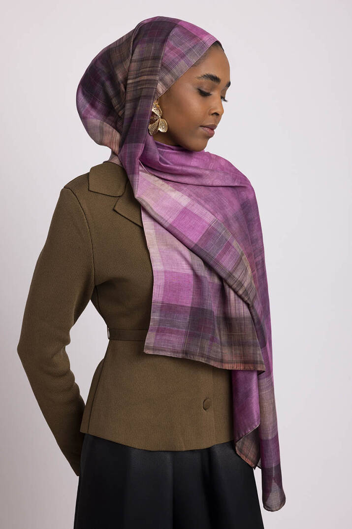 Bursa Koleksiyonu - Kükürtlü Çift Taraf Şal - 3