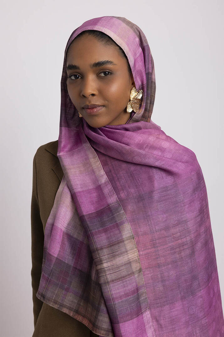 Bursa Koleksiyonu - Kükürtlü Çift Taraf Şal - 2