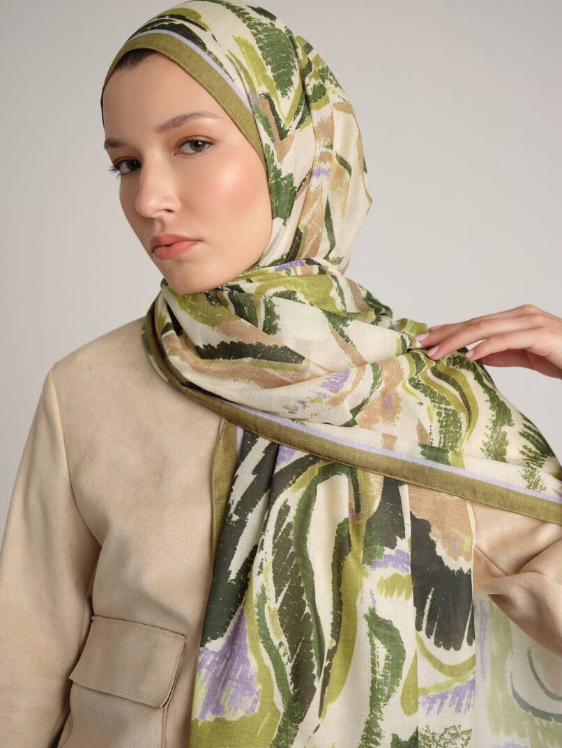 Devr-i Fırça Koleksiyonu - Atölye Gölgesi Tek Taraf Şal - 2