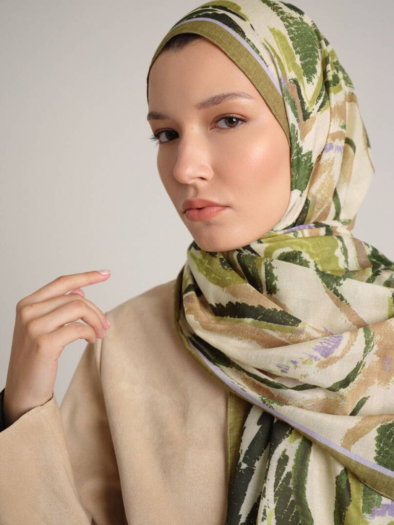 Devr-i Fırça Koleksiyonu - Atölye Gölgesi Tek Taraf Şal - 4