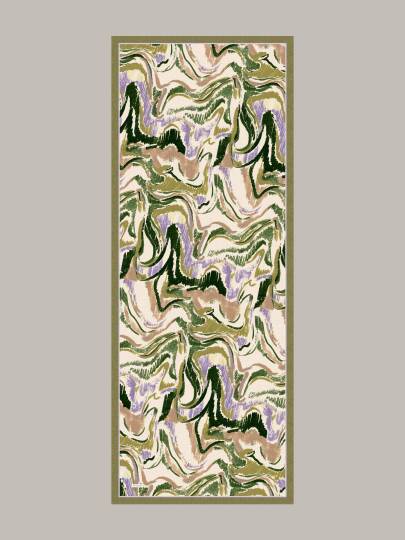 Devr-i Fırça Koleksiyonu - Atölye Gölgesi Tek Taraf Şal - 5