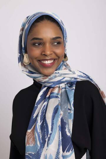 Devr-i Fırça Koleksiyonu - Kıyı Akışı Tek Taraf Şal - 3