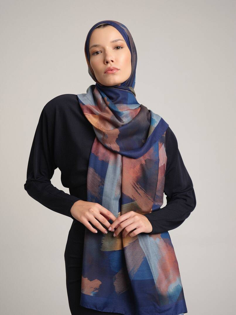 Fırça Koleksiyonu - Gece Tek Taraf Şal - 1