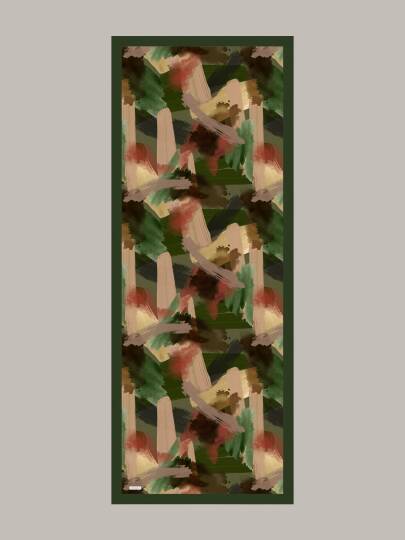 Fırça Koleksiyonu - Orman Tek Taraf Şal