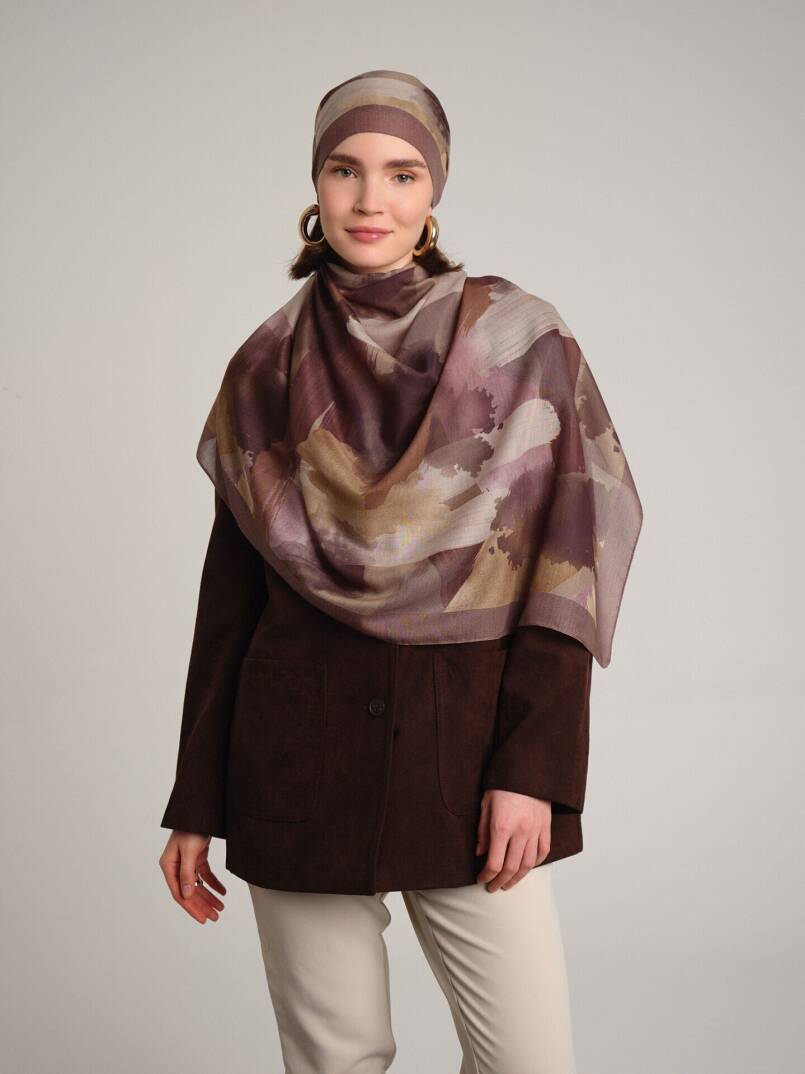 Fırça Koleksiyonu - Taş Tek Taraf Şal - 1
