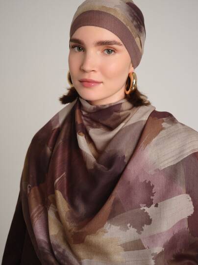 Fırça Koleksiyonu - Taş Tek Taraf Şal - 2