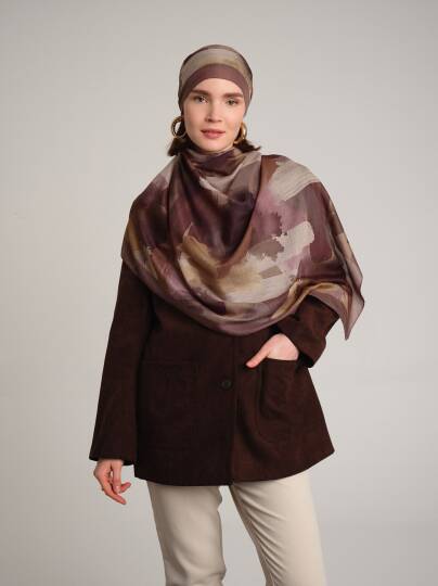 Fırça Koleksiyonu - Taş Tek Taraf Şal - 3