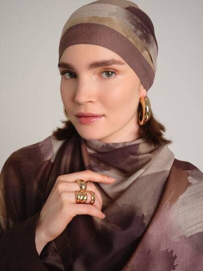 Fırça Koleksiyonu - Taş Tek Taraf Şal - 4