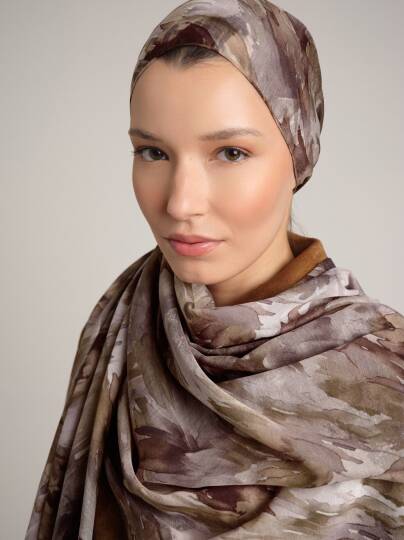 Gülce Koleksiyonu - Bozkır Sıcağı Çift Taraf Şal - 2