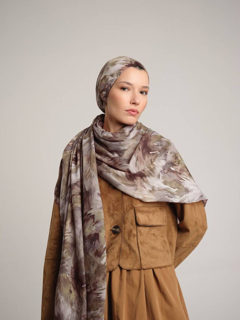 Gülce Koleksiyonu - Bozkır Sıcağı Çift Taraf Şal - 3